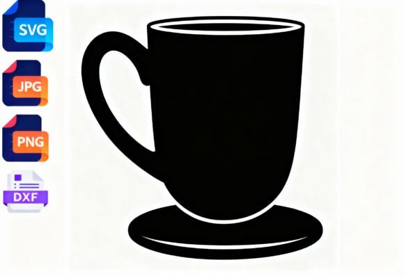 Coffee Mug SVG Clipart: A Versatile Asset for Crafts and Graphics