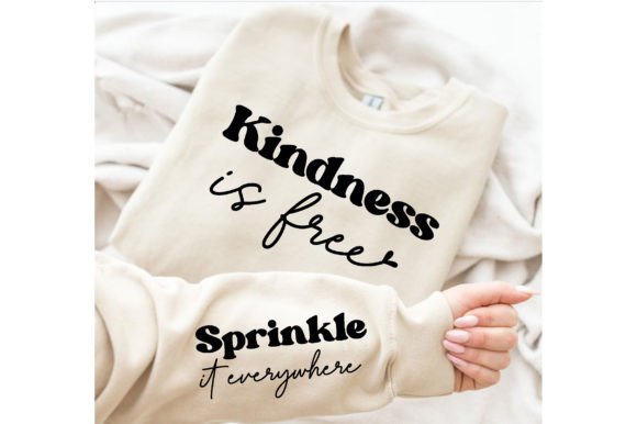 Kindness Sleeve Front SVG: A Heartfelt Embroidery Design