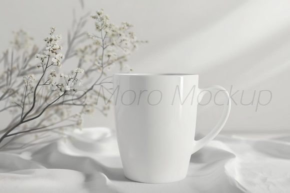 Review: White Coffee Mug Gift for Mom Mockup