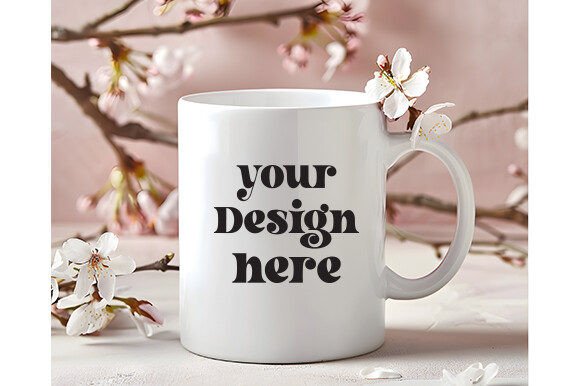 Spring Coffee Mug Mockup 109: A Graphics Essential for Mugs Amp