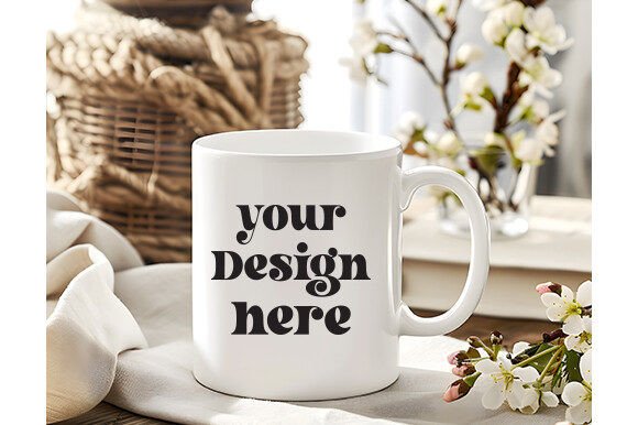 Spring Coffee Mug Mockup 15: A Graphics Gem for Mugs Amp
