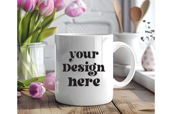 Spring Coffee Mug Mockup 69: A Versatile Graphics Asset for Mugs Amp