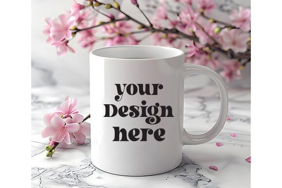 Spring Coffee Mug Mockup 71: A Versatile Graphics Tool for Mugs Amp