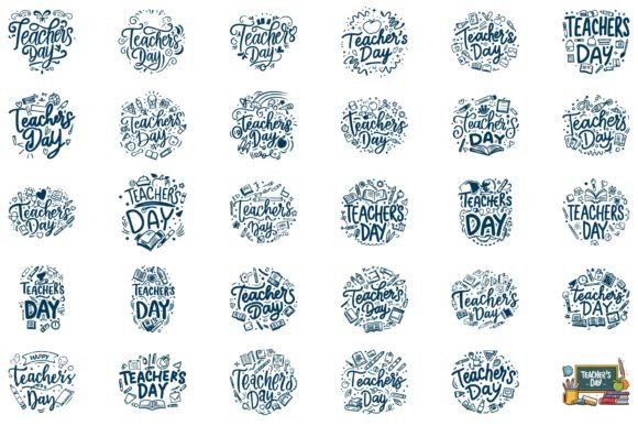 Teacher's Day Graphics for T-Shirt Designs and More