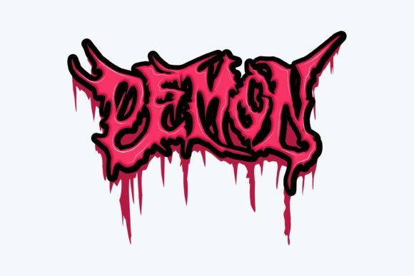 Unleash Creativity with Demon: A Bold T-Shirt Design Graphic